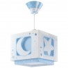 Lámpara Infantil Colgante Luna Azul con Difusor