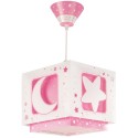 Lámpara Infantil Colgante Dalber Moon Light Luna Rosa con Difusor