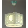 Lámpara Infantil Colgante Dalber Moon Light Luna Verde con Difusor