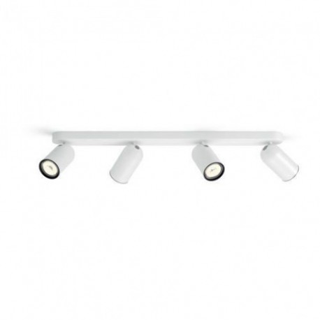 Regleta Philips Pongee blanco 4 luces