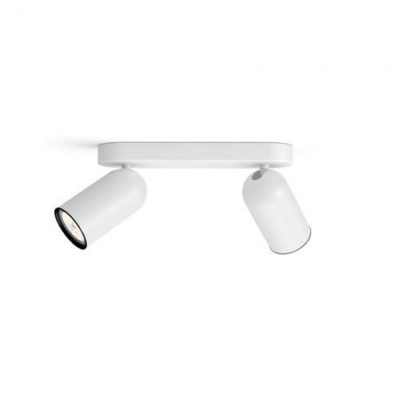 Regleta Philips Pongee blanco 2 luces