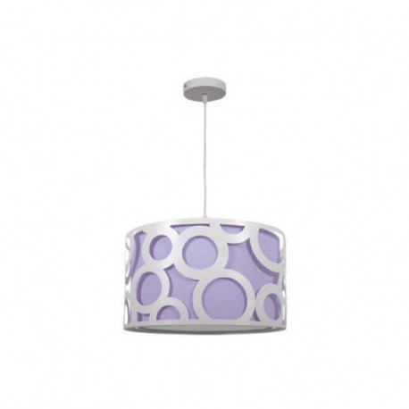 Lampe pour enfants Orlando Blanco Lila