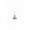 Lámpara Colgante Franklin Gris cemento 1 luz