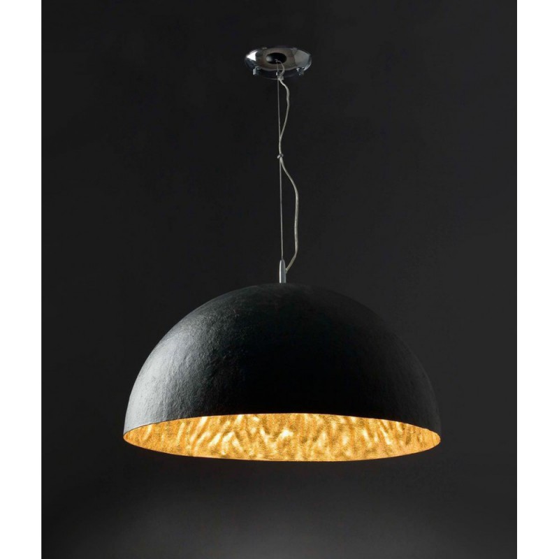 Lámpara Colgante Magma 70 cm Negro Oro