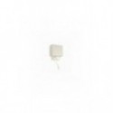 Aplique de Pared Vesper Lector Blanco pantalla Beige