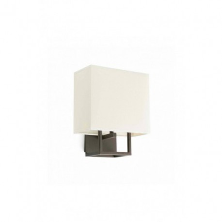 Aplique de Pared Vesper Marrón pantalla Beige