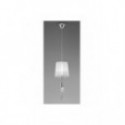 Lámpara Colgante Tiffany Cromo 1+1 Luces