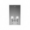 Lámpara Tiffany Cromo 4+4 Luces