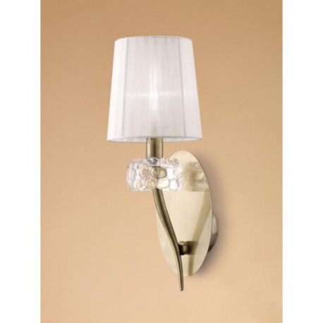 Aplique de Pared Loewe Cuero 1 Luz