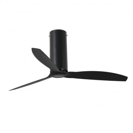 Ventilador de Techo Faro Tube Fan 128cm Negro Mate 3 Palas Negras