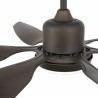 Ventilador de Techo Faro Tilos 168cm Marron Oscuro 6 Palas 2 X E27