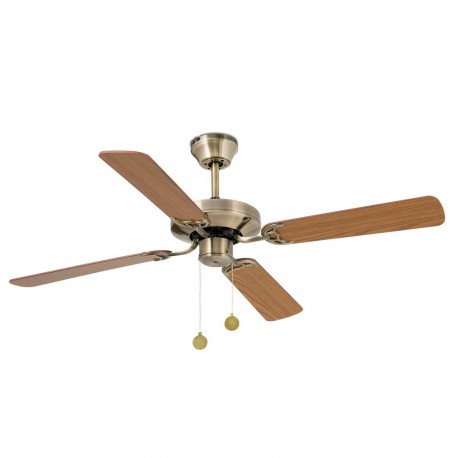 Ventilador de Techo Faro Yakarta 121cm Oro Viejo 4 Palas