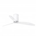 Ventilador de Techo Faro Mini Tube Fan 128cm Blanco Brillo 3 Palas