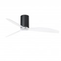 Ventilador de Techo Faro Mini Tube Fan 128cm Negro Brillo 3 Palas