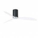 Ventilador de Techo Faro Mini Tube Fan 128cm Negro Mate 3 Palas