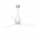 Ventilador de Techo Faro Eterfan 128cm Blanco Mate Palas Transparentes