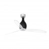 Ventilador de Techo Faro Mini Eterfan 128cm Negro Mate Palas Transparentes