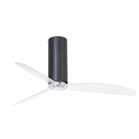 Ventilador de Techo Faro Tube Fan 128cm Negro Brillo 3 Palas