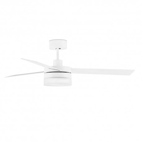 Ventilador de Techo Faro Ice 132cm Blanco 3 Palas Altavoz Led 15W 3000K