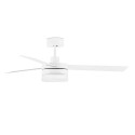 Ventilador de Techo Faro Ice 132cm Blanco 3 Palas Altavoz Led 15W 3000K