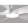 Ventilador de Techo Faro Cocos 137cm Blanco 5 Palas Led 20W