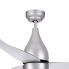 Ventilador de Techo Fabrilamp Asifa Plata Motor DC con Mando 112cm