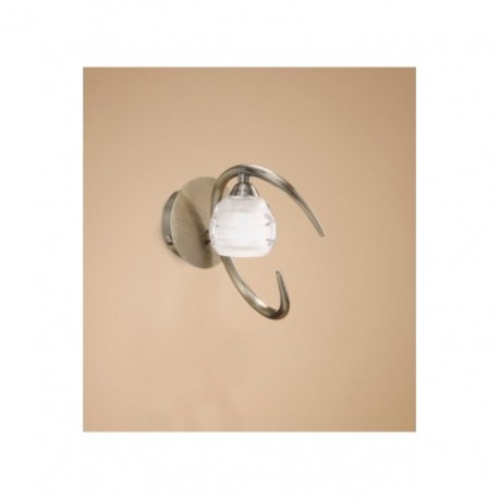 Aplique de Pared Mantra Loop Cuero 1 Luz