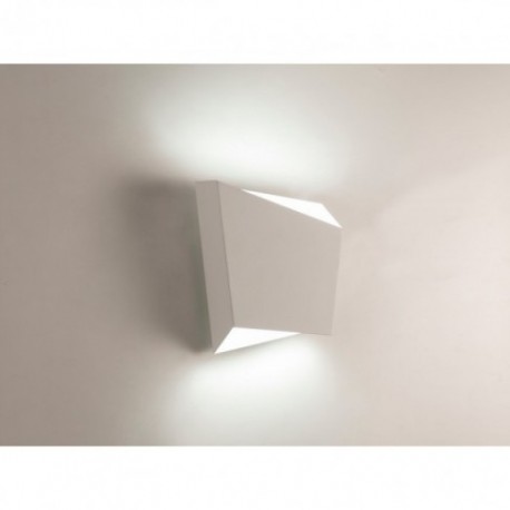 Aplique de Pared Mantra Asimetric Blanco 1 Luz Redondo