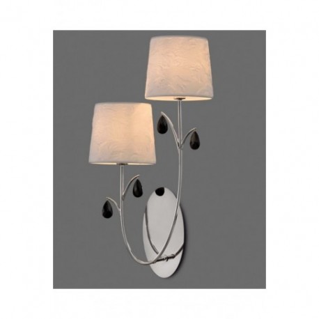 Aplique de Pared Mantra Andrea Cromo 2 Luces