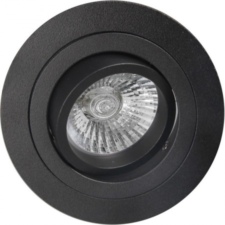 Halógeno GU-10 Mantra Basico Negro Mate Redondo 1 Luz