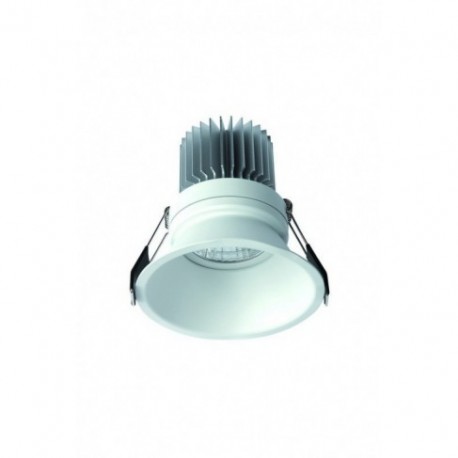 Downlight LED Empotrable LED Mantra Formentera Blanco Mate Luz Cálida 7W