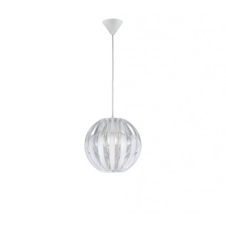 Lámpara Colgante Trio Pumpkin Blanco 1 Bombilla E27 30cm