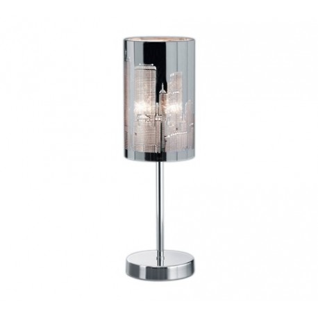 Lampe de Table Trio Capital Chrome 1 Bulb E14 12cm