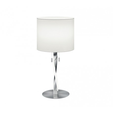 Lámpara de Sobremesa Led Trio Nandor Níquel Mate 3W Luz Cálida con Doble Luz