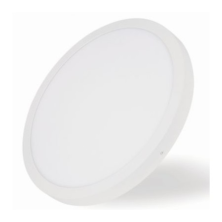 Downlight LED Superficie Blanco 18W Redondo 22,5cm Luz Neutra Extrafino