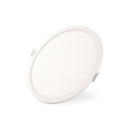 Downlight LED Empotrable Blanco 18W Redondo 22,5cm Luz Blanca Perfil Estrecho