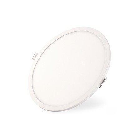 Downlight LED Encastré Blanc 12W Rond 17cm Blanc Lumière Profil Étroit