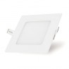 Downlight LED Empotrable Blanco 6W Cuadrado 12cm Luz Neutra