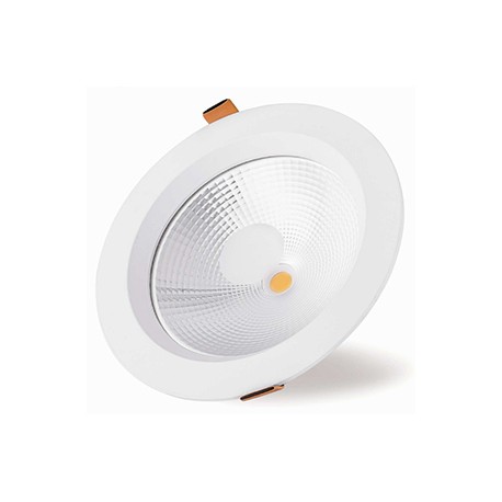 Downlight LED Empotrable Blanco 7W Redondo 11cm Luz Blanca