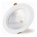 Downlight LED Empotrable Blanco 7W Redondo 11cm Luz Blanca