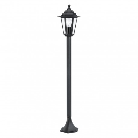 Lámpara de Pie para Exterior Eglo Laterna 4 Negro 1 Bombilla E27 20,5cm