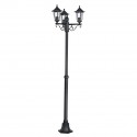 Lampadaire d'extérieur Eglo Laterna 4 Noir 3xE27 Ø55x192cm