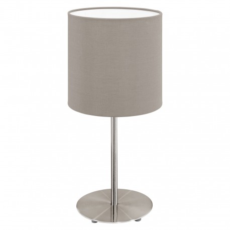 Lampe de Table EGLO Pasteri Gris Marron 1 Ampoule E27