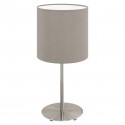 Lampe de Table EGLO Pasteri Gris Marron 1 Ampoule E27