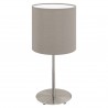 Lampe de Table EGLO Pasteri Gris Marron 1 Ampoule E27