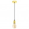 Suspension Vintage EGLO Yorth Brass 1 Bulb E27