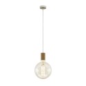 Lámpara Colgante Vintage Eglo Tavistock Crema 1 Bombilla E27