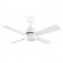 Ventilador de techo Leds c4 modelo Borneo 106cm Blanco 4 palas 2L E-27