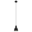 Lámpara Colgante Vintage Eglo Priddy Negro 1 Bombilla E27 15,5cm
