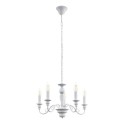 Suspension Vintage EGLO Caposile Blanc 5 Ampoules E14